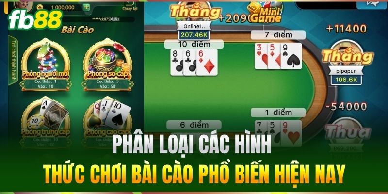 Bài Cào Online FB88 - Mẹo Chơi Luôn Thắng Cho Bet Thủ 2 Phân loại các hình thức chơi Bài Cào phổ biến hiện nay