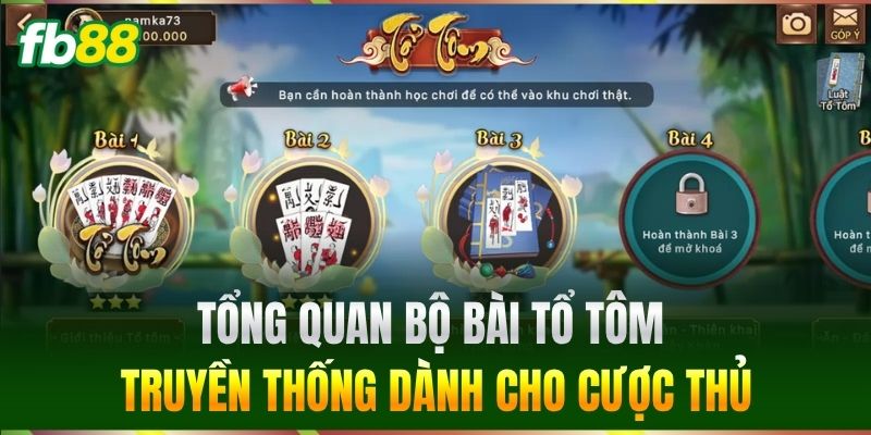 Tổ Tôm - Mẹo Chơi Bí Truyền FB88 Tăng Tỷ Lệ Thắng Cực Cao 1 Tổng quan bộ bài Tổ Tôm truyền thống dành cho cược thủ